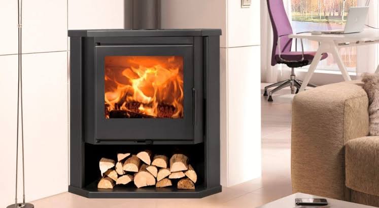 Corner Pellet Stove