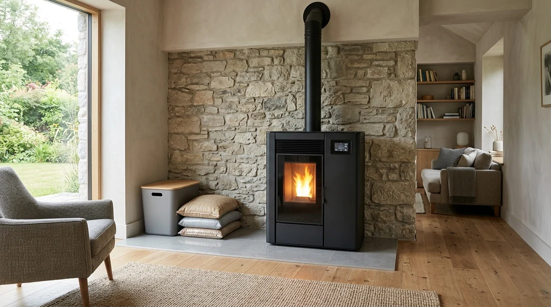 Large Capacity Pellet Stove